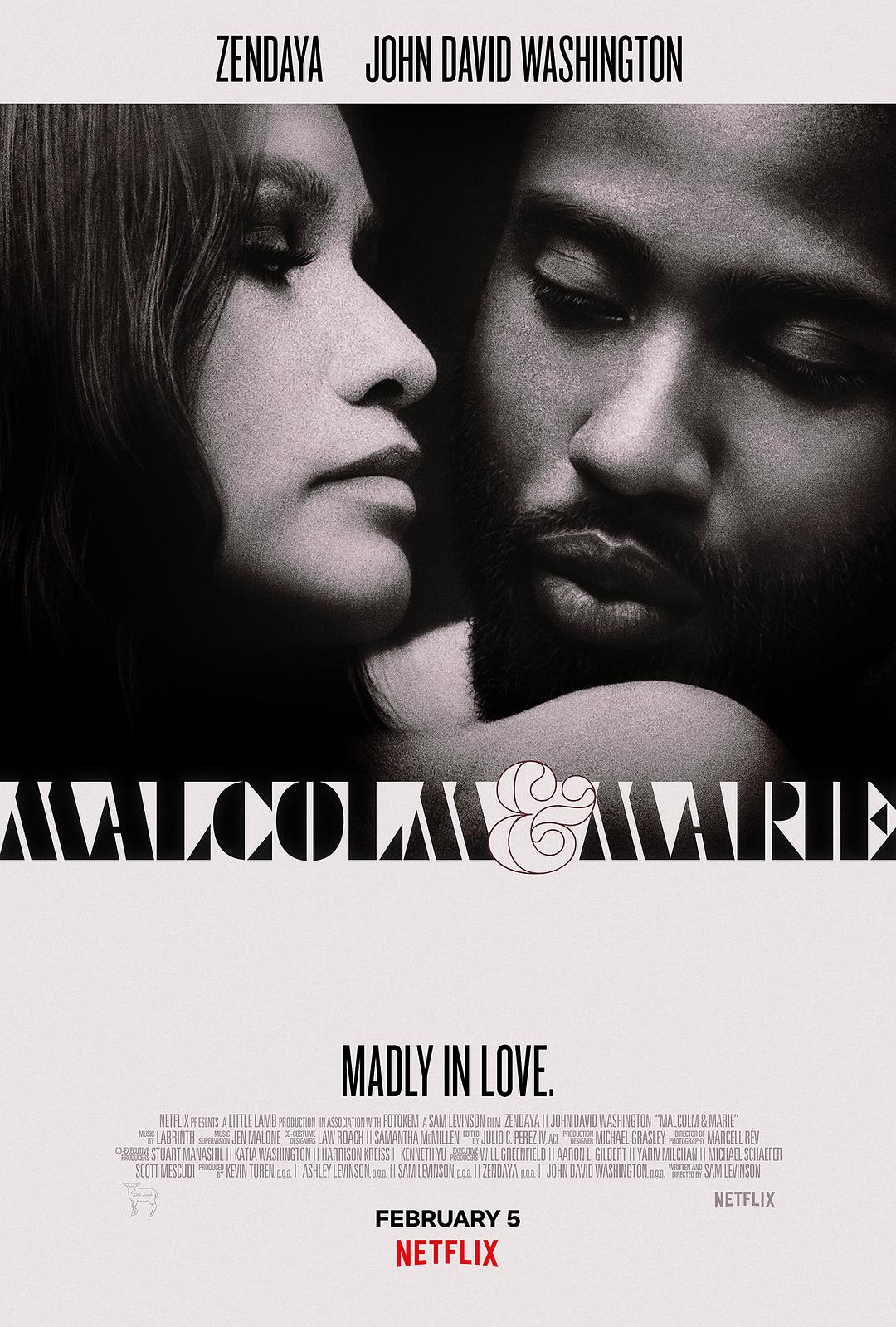 2021年美国7.2分爱情片《马尔科姆与玛丽》1080P中英双字幕