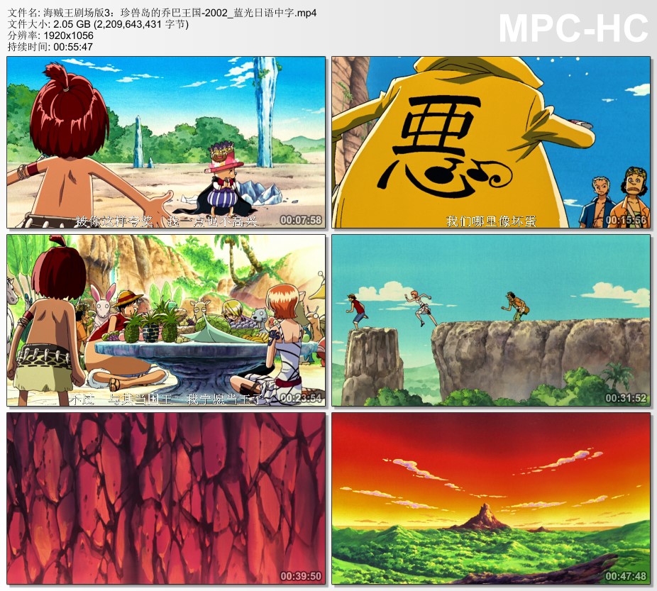 2002年日本7.8分动画片《海贼王剧场版3：珍兽岛的乔巴王国》蓝光日语中字
